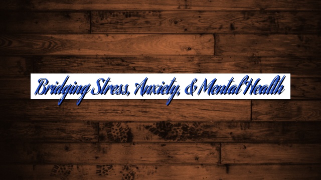 Bridging Stress, Anxiety, & Mental Health