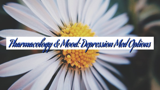 Pharmacology & Mood: Depression Med Options